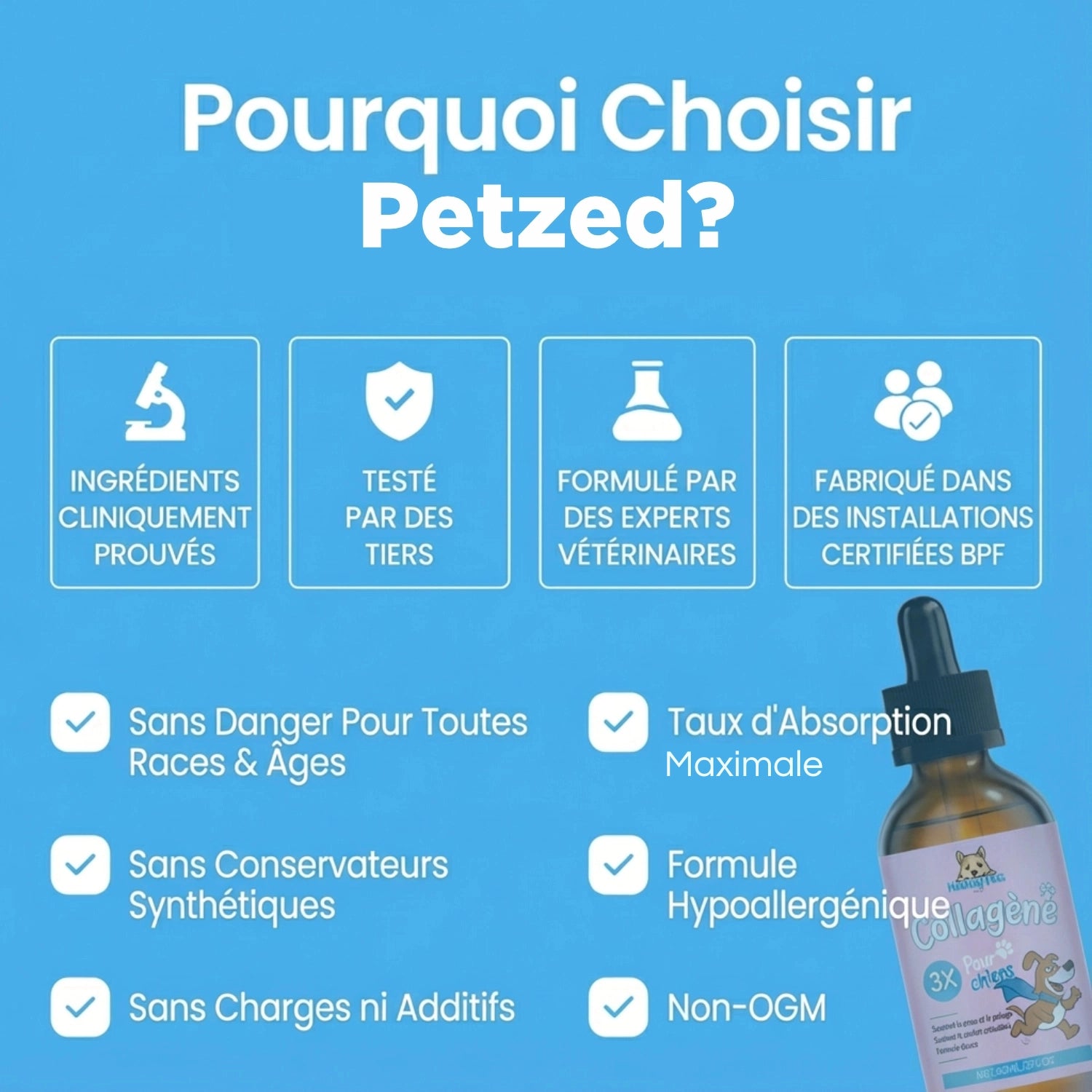 Petzed collagène
